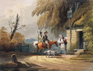 Sportler erfrischen sich, veröffentlicht von J. Hassell, 1812
